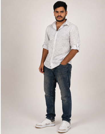Long Sleeve Striped Shirt