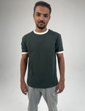 Dark Green Ringer Tee