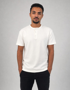 HENLEY T-SHIRT WHITE