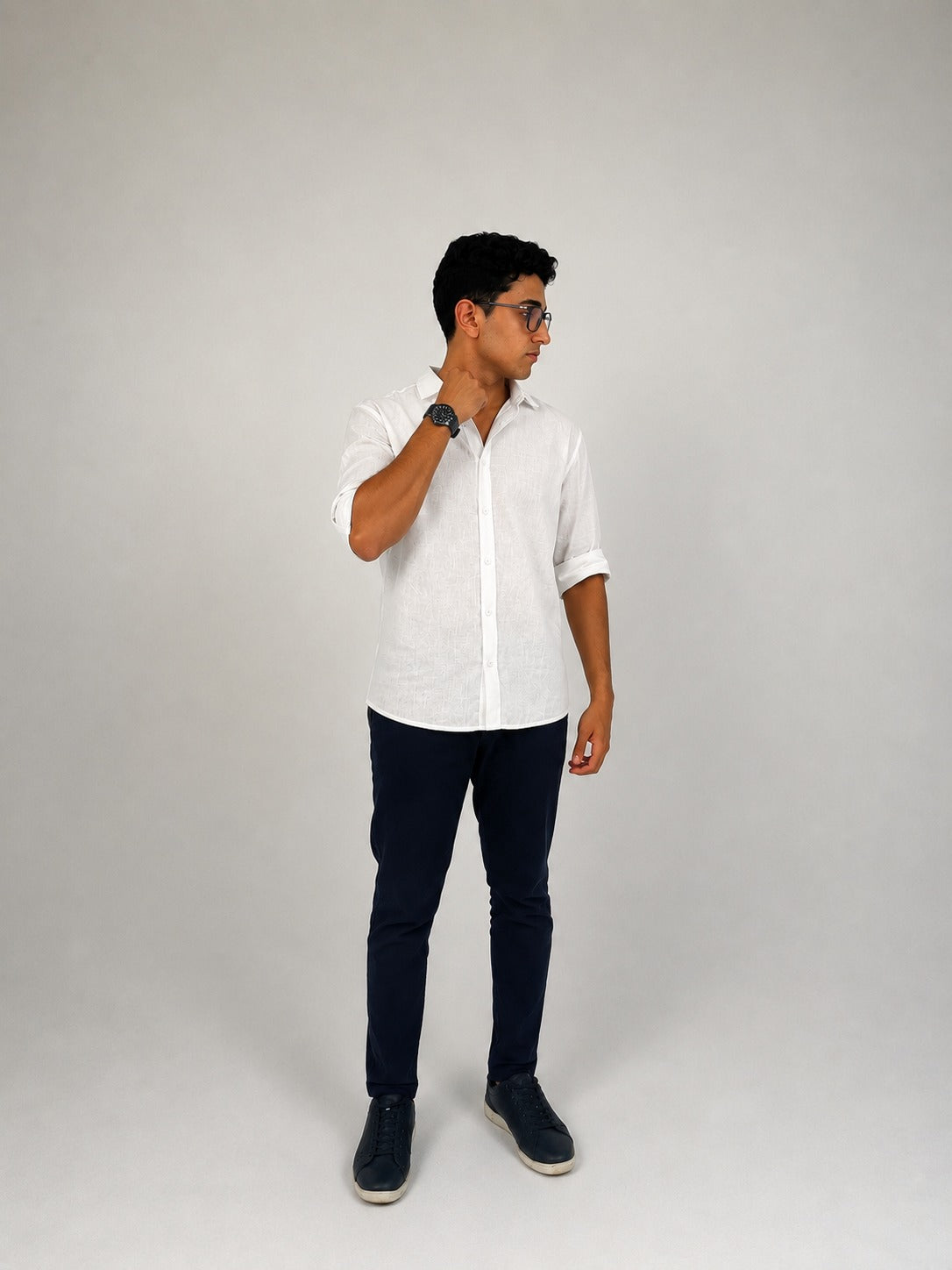 Long sleeve linen shirt