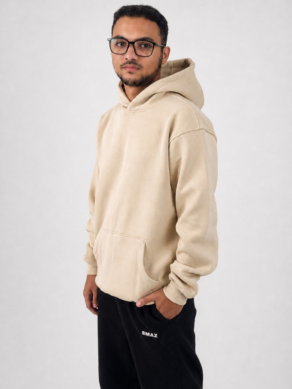 Hoodie-Biege