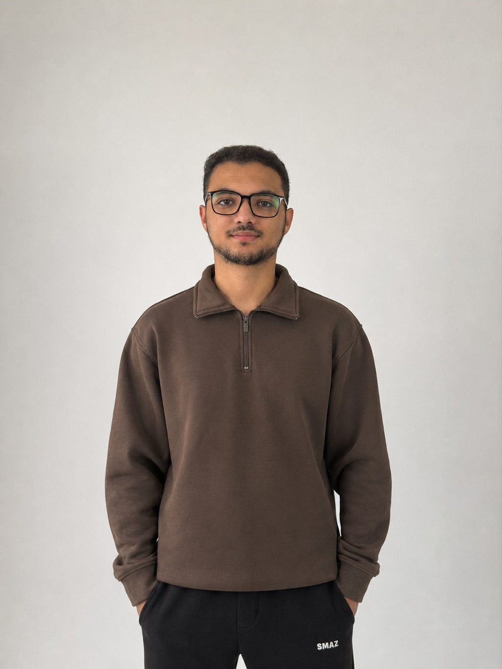 Quarter-Zipper-(Brown)