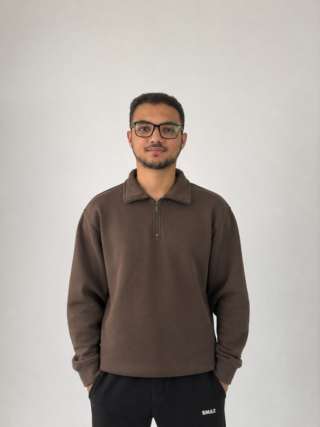 Quarter-Zipper-(Brown)