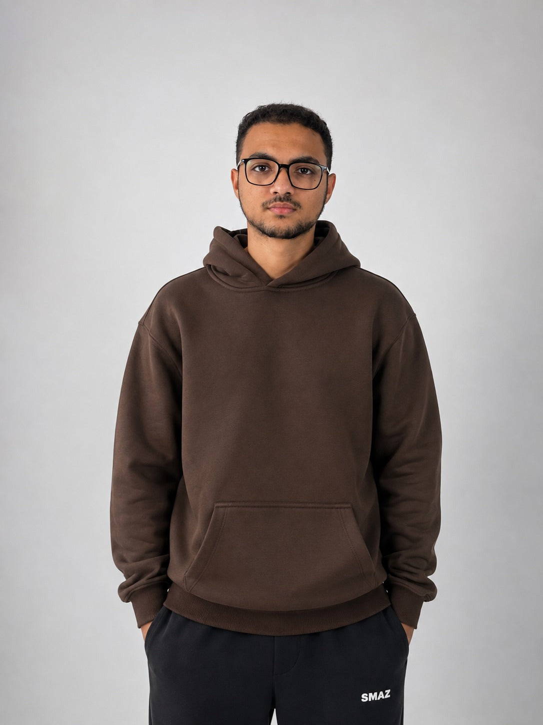 Hoodie-(Brown)