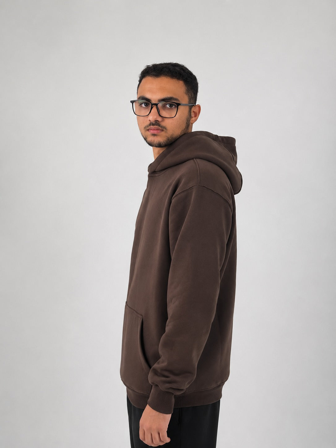 Hoodie-(Brown)